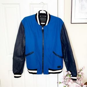 Rare COACH Leather Varsity Jacket // Size L